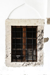 old window in the old house