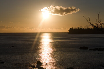 2021年1月1日川奈海岸 朝日