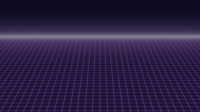80s background, 80s retro grid, retro wave looping background, retro futuristic 80s synth wave background