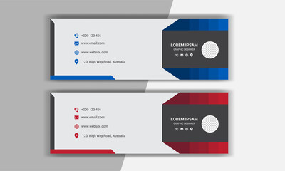 Email signature template design