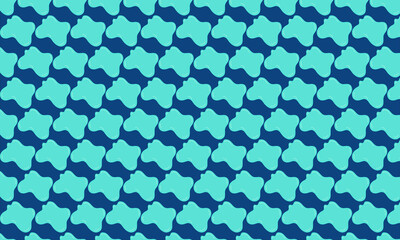 Patr&oacute;n formas azules