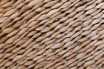 texture of a basket diagonal view