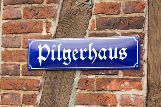 Schild Pilgerhaus