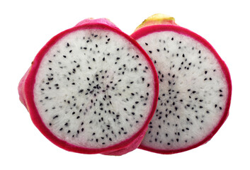Dragon fruit isolated on white background