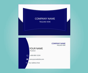  modern blue business card template