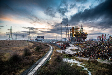 Obraz premium Industry Teesside UK