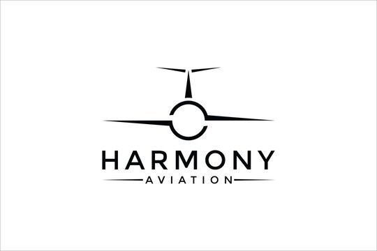flight logo design graphic abstract