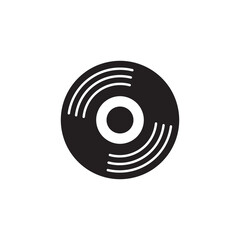 disc music icon symbol sign vector
