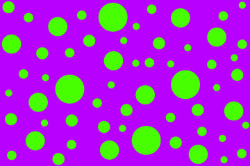 abstract colorful acid colored wallpaper with circles. Decorative wallpaper of light green and pink color