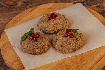 Georgian cuisine - pkhali from beans