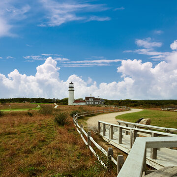 Highland Lighthouse at Cape Cod, built in 1797