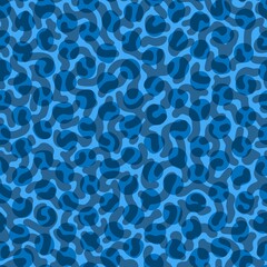 Vector seamless pattern texture with cartoon blue pool water