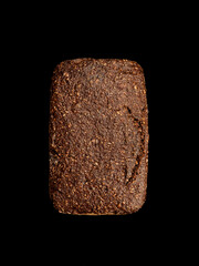 bread in black backgruond