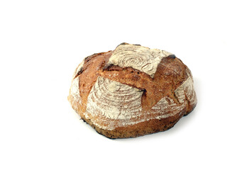 bread in white backgruond