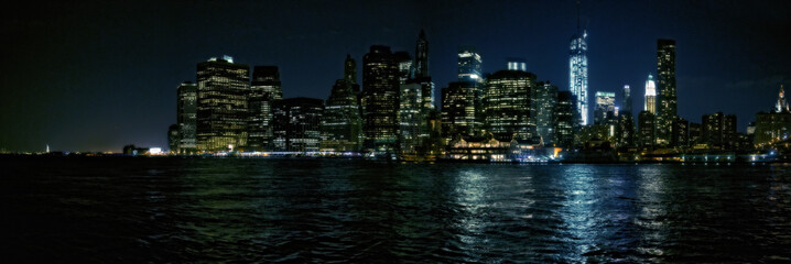 Fototapeta na wymiar night city skyline