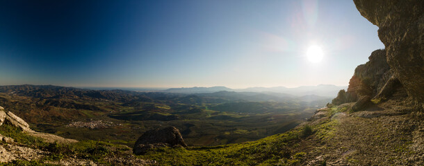Panoramic view of South of Spain