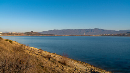 Tbilisi reservoir or The Tbilisi sea, landscape