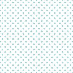 A seamless pattern of simple round dots. White background