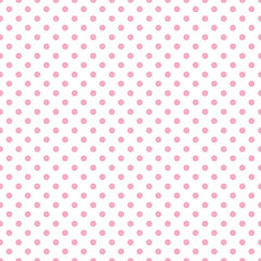 Seamless pattern of pastel dots. Vector illustrations. White background