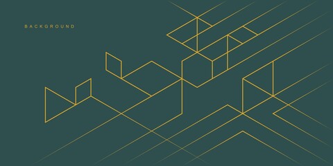 Abstract geometric technological background. Vector creative design.