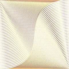 Wave line gold background vector design for wallpaper, textile