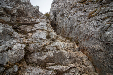 Trail towards Ogradi mountain peak	