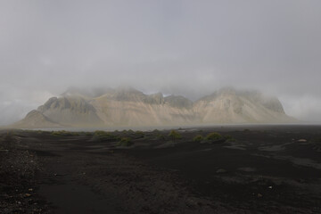 Stokksnes headland, Stokksnesvegur peninsula in Iceland