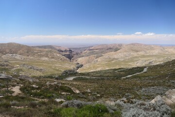 Swartbergpass, S&uuml;dafrika, Blick in die Gro&szlig;e Karoo