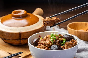 Delicious braised spareribs