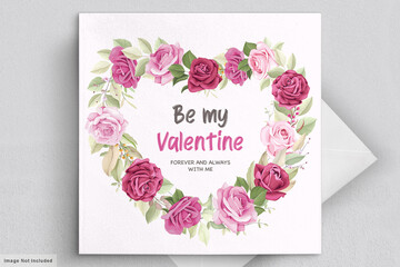 Valentine's day greeting card 