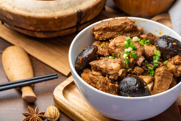 Delicious braised spareribs