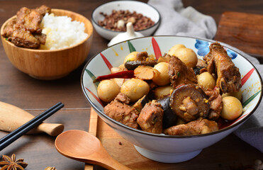 Delicious braised spareribs