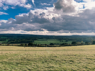 Landscape with clouds