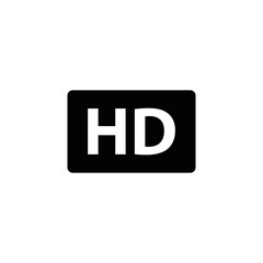hd icon vector sign movie