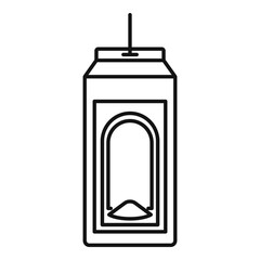 Paper bird feeders icon. Outline paper bird feeders vector icon for web design isolated on white background