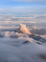 view of the mountains