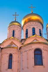 Annunciation church of Moscow Kremlin. Color photo