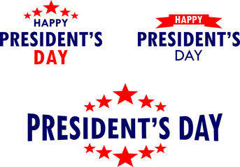 Presidents Day, a greeting commemorating the birthday of the first President of the United States George Washington which was used as a national holiday moment