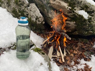 Bijele and Samarske rocks landscape in Gorski kotar, Croatia