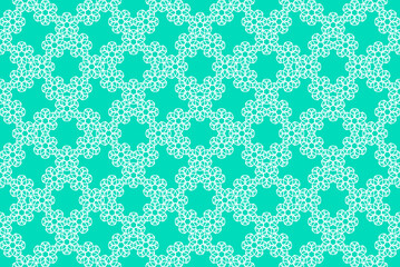 Modern Seamless Geometric background pattern. Decorative flower graphic pattern