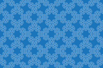 Modern Seamless Geometric background pattern. Decorative flower graphic pattern