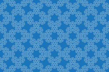 Modern Seamless Geometric background pattern. Decorative flower graphic pattern