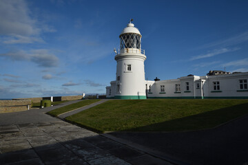 Fototapeta na wymiar Pendeen Watch Lighthouse Cornish Coast