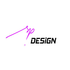 SP s p Initial handwriting creative fashion elegant design logo Sign Symbol template vector icon