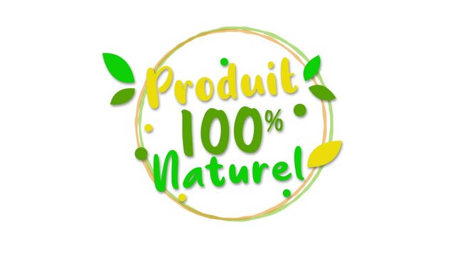 produit 100% naturel