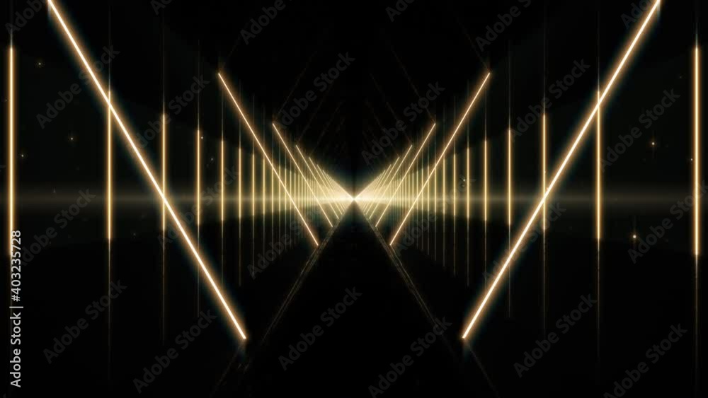 Wall mural luminous glow background seamless loop. futuristic vj motion graphics with club concert and high tec