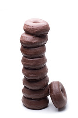 chocolate donut tower