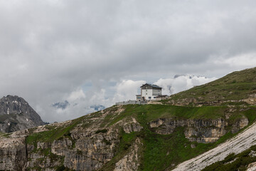 Dolomiten - Blick auf die Auronzo Hütte