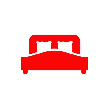 recommend clip art: Bed logo icon design template