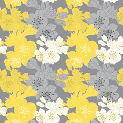 Behang floral seamless pattern © Chantal